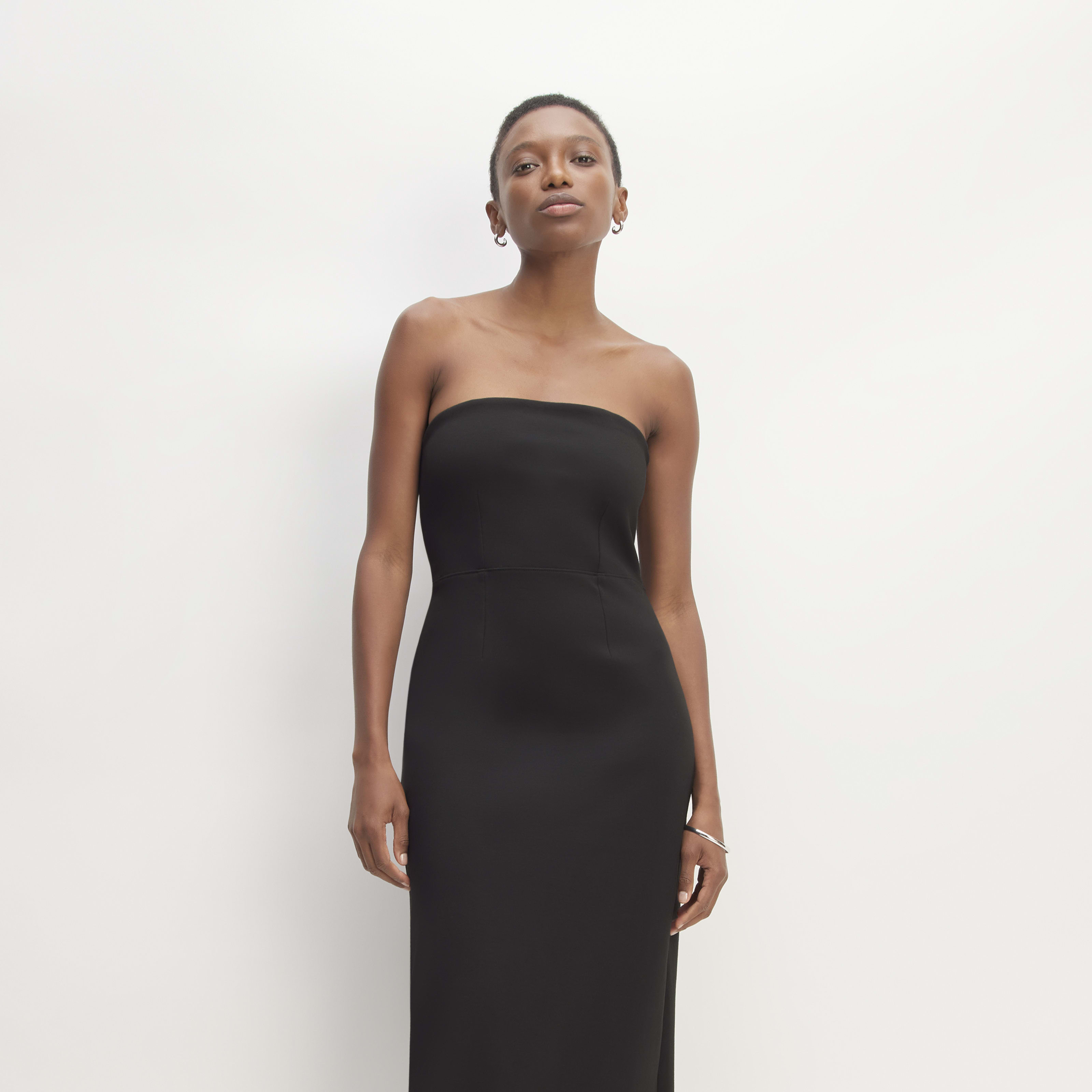 Women's Dream Strapless Dress by Everlane in Black, Size XXS | Everlane