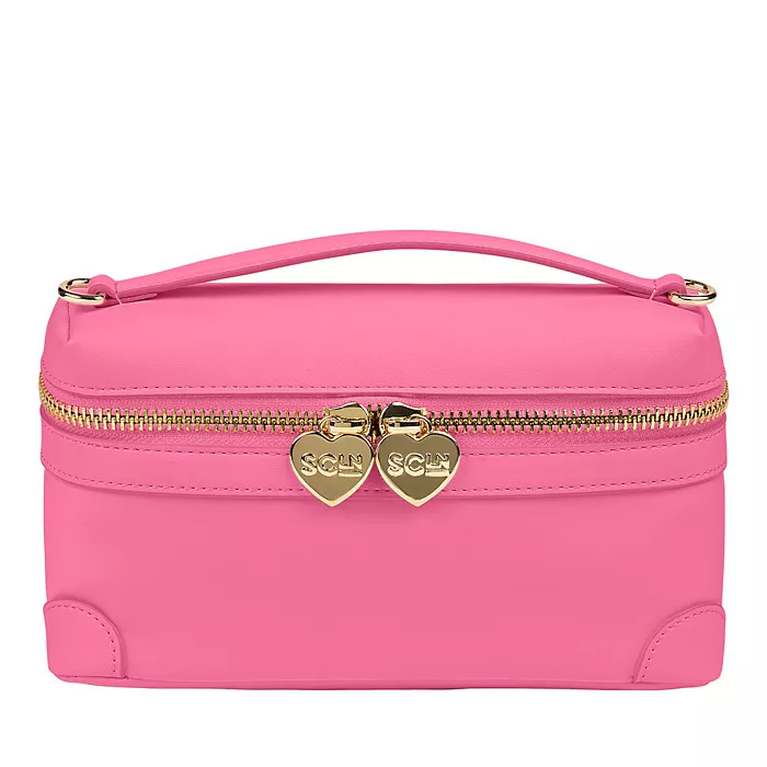 Top Handle Bag Front Zip in Guava | Bloomingdale's (US)
