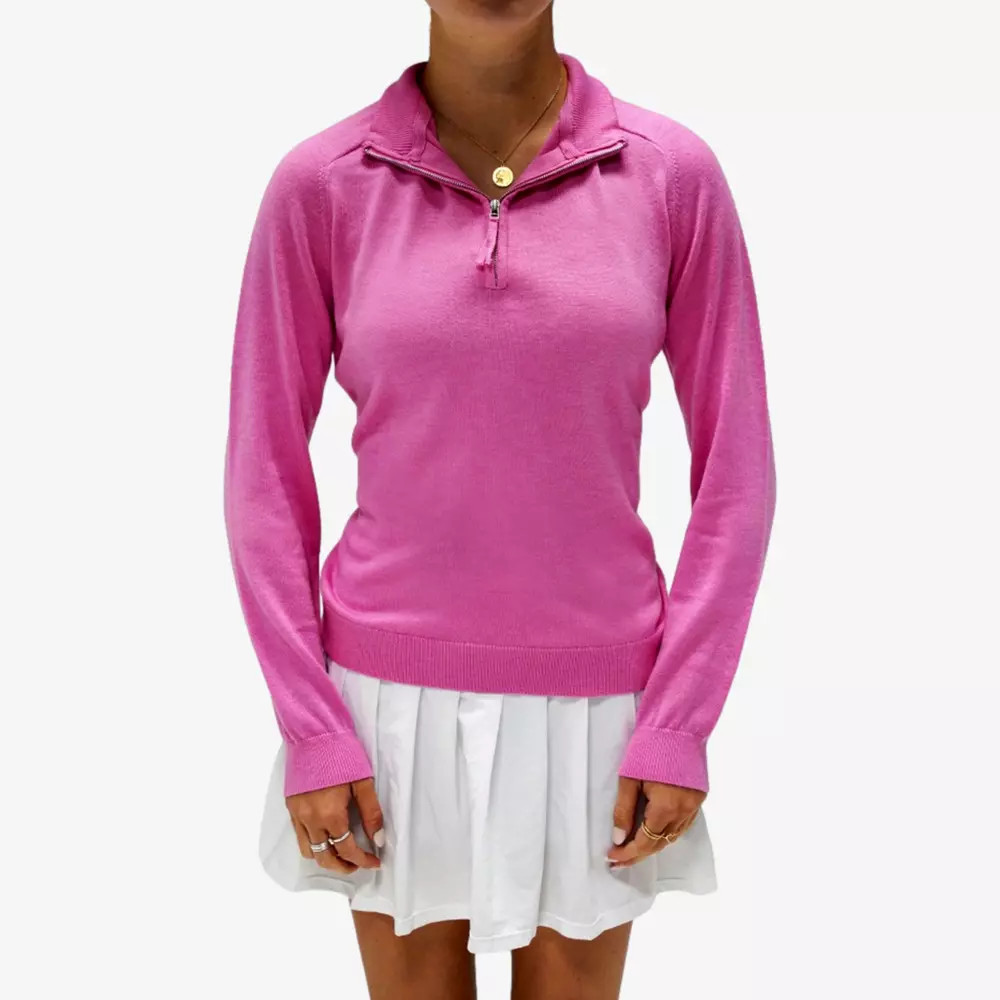 Mockneck Knit Sweater Women's Golf Quarter Zip | PGA TOUR Superstore
