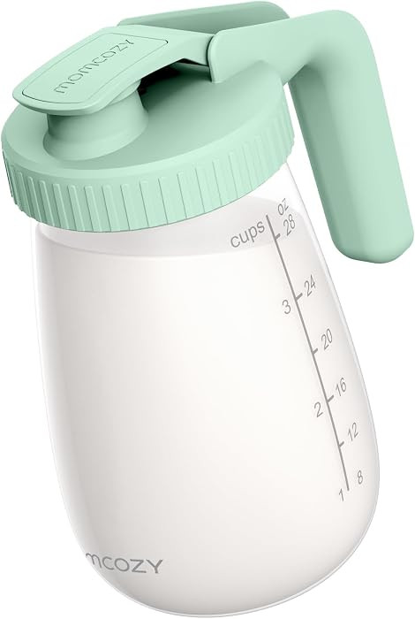 Momcozy Breast Milk Pitcher, Resistant to Heat and Cold Abrupt Temp Swings, No Leak Glass Breast ... | Amazon (US)