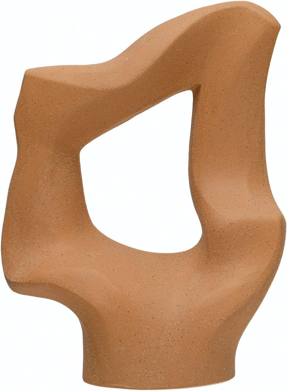 Bloomingville Stoneware Abstract Sculpture, 9" L x 4" W x 12" H, Terracotta | Amazon (US)