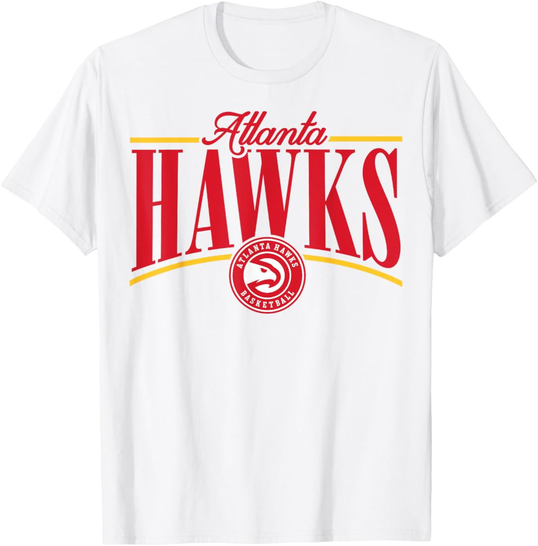 Amazon.com : NBA Atlanta Hawks Logo Arch T-Shirt : Sports & Outdoors | Amazon (US)
