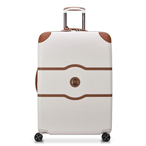 DELSEY Paris Chatelet Hardside 2.0 Luggage with Spinner Wheels, Angora, Checked-Medium 24 Inch | Amazon (US)