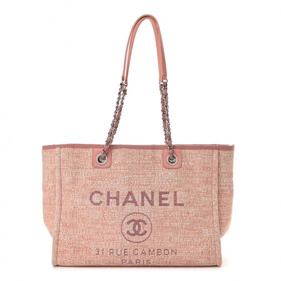 CHANEL

Straw Lurex Small Deauville Tote Pink | Fashionphile