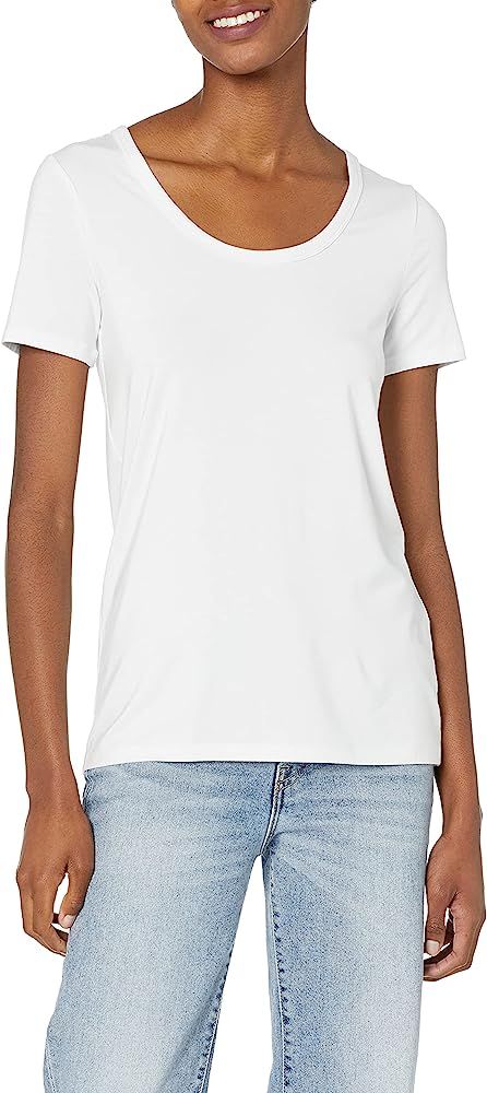 Daily Ritual Women's Jersey Short-Sleeve Scoop Neck Shirt | Amazon (US)