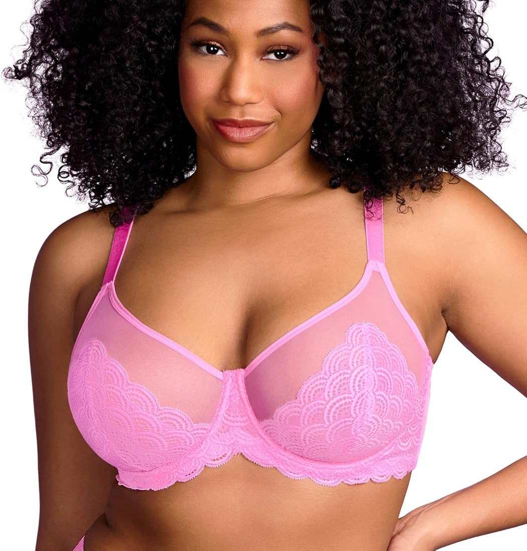 HSIA Minimizer Bra for Women - Plus Size Lace Bra Womans Full Coverage Bras Unlined Underwire Bra... | Amazon (US)