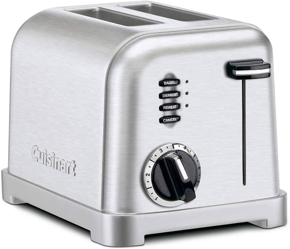 Cuisinart CPT-160 Metal Classic 2-Slice Toaster, Brushed Stainless | Amazon (US)