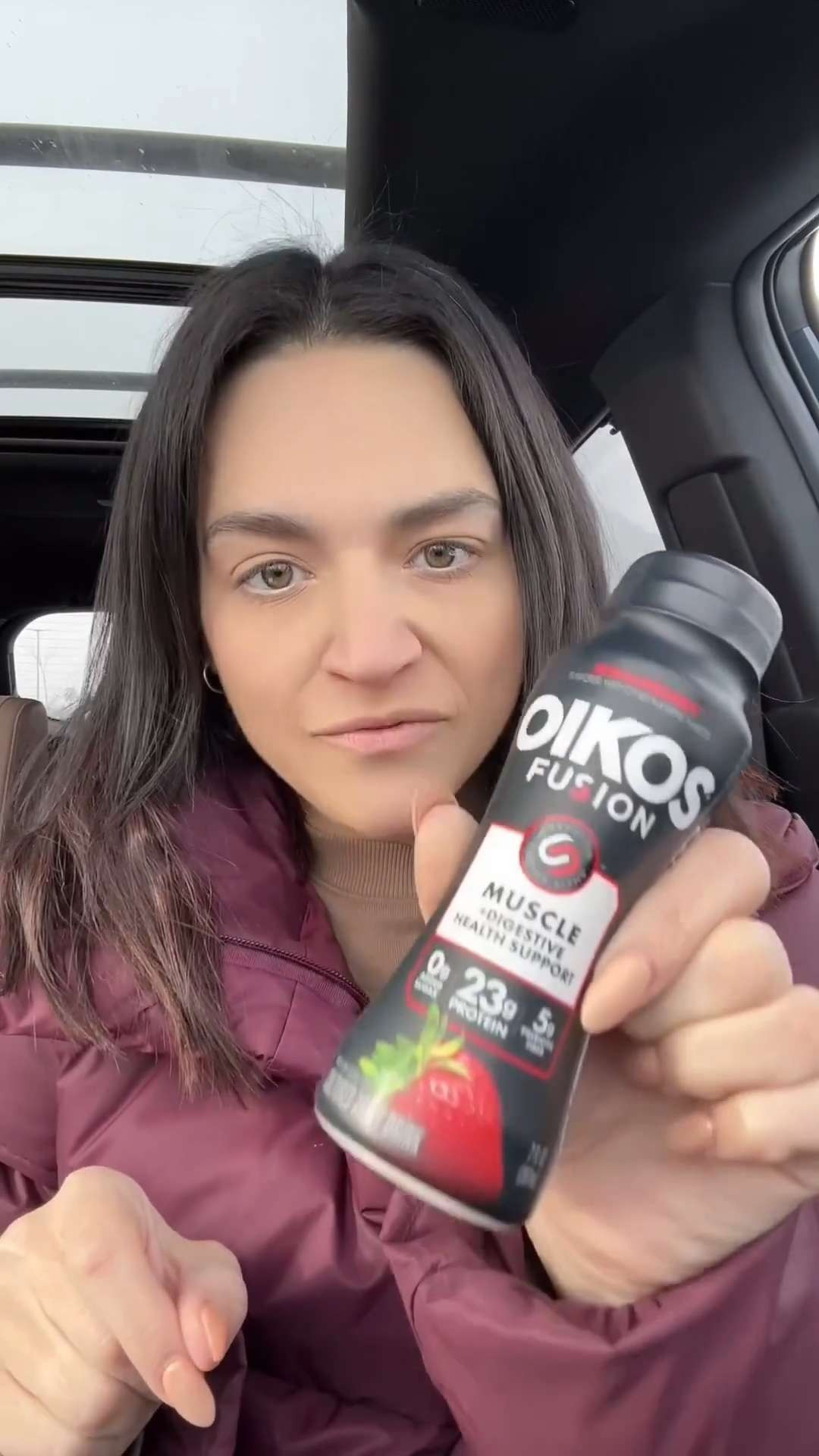 #ad #targetpartner I’m always prioritizing building and retaining muscle mass while on a weight loss journey and GLP-1. Oikos Fusion drinks are perfect for me! They have 23g of complete protein, plus 5g of prebiotic fiber. I can’t recommend them enough. 

@Target @Oikos    
*contains whey, leucin, and Vitamin D which, together with exercise and a balanced diet, help maintain muscles. 

 #ad #targetpartner #oikosstrong #oikostarget #targetfinds #target