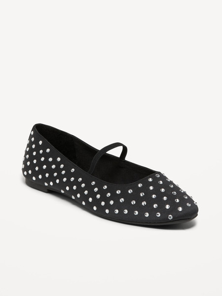 Satin Mary Jane Ballet Flat | Old Navy (US)