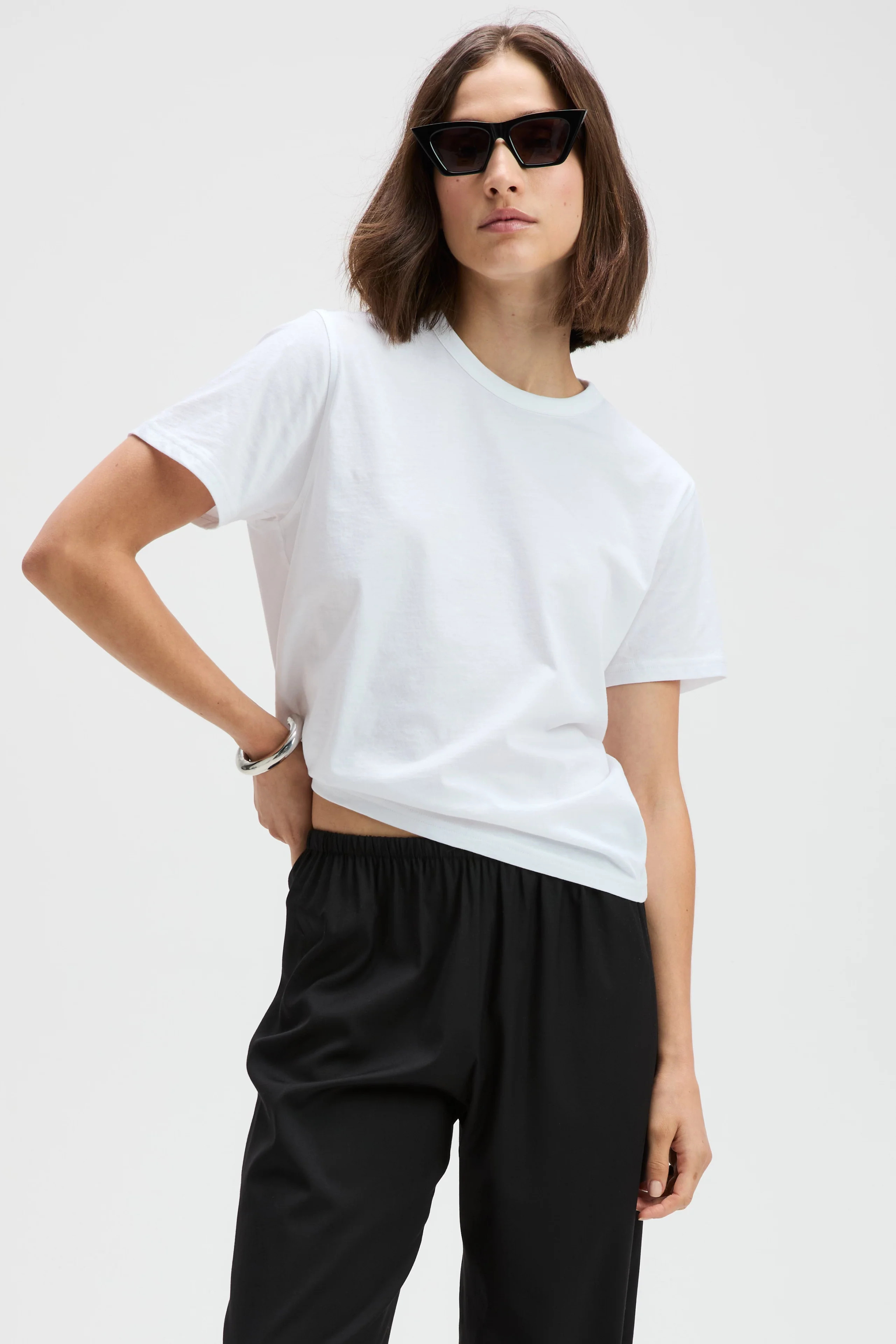 The Iconically Soft Perfect Tee in White | Sold Out NYC