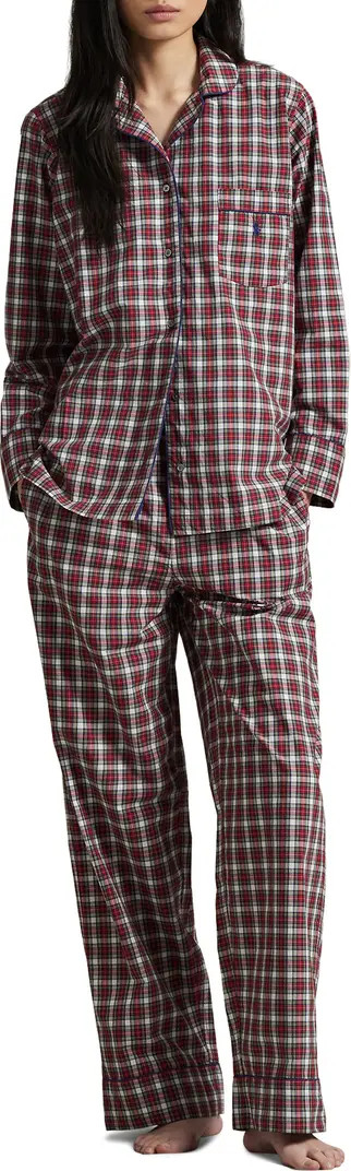 Polo Ralph Lauren Madison Plaid Cotton Pajamas | Nordstrom | Nordstrom