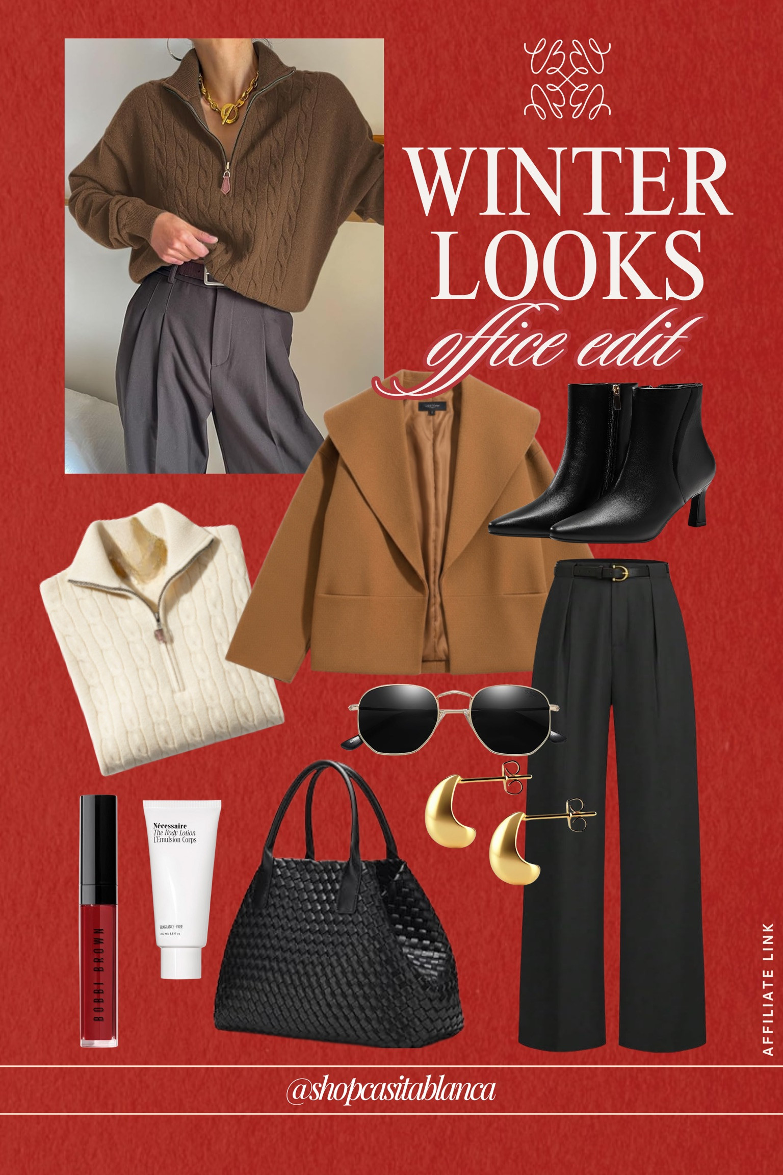 Polished winter workwear 🤍 classic, cozy, and office-ready. Everything linked.

#AmazonFinds #AmazonStyle #LTKStyle #LTKWorkwear #WinterOutfits #OfficeStyle #WorkwearInspo #NeutralStyle #AmazonFashion #CapsuleWardrobe 

 #LTKHoliday #LTKSeasonal #LTKFindsUnder50