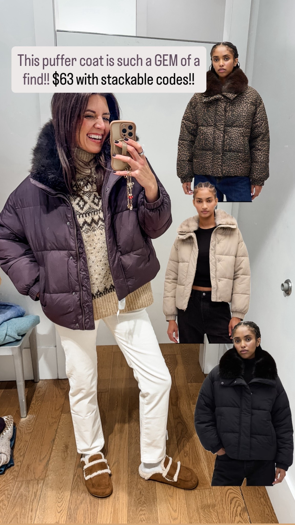 Major @gap coat deal!! Warm, stylish, and on major sale!! Now $63. Originally $228!! 🤯
I’m in an XS with plenty of room. Runs oversized! Use code GREAT and ADDON to get the deal! 

#LTKFindsUnder100 #LTKSaleAlert #LTKOver40