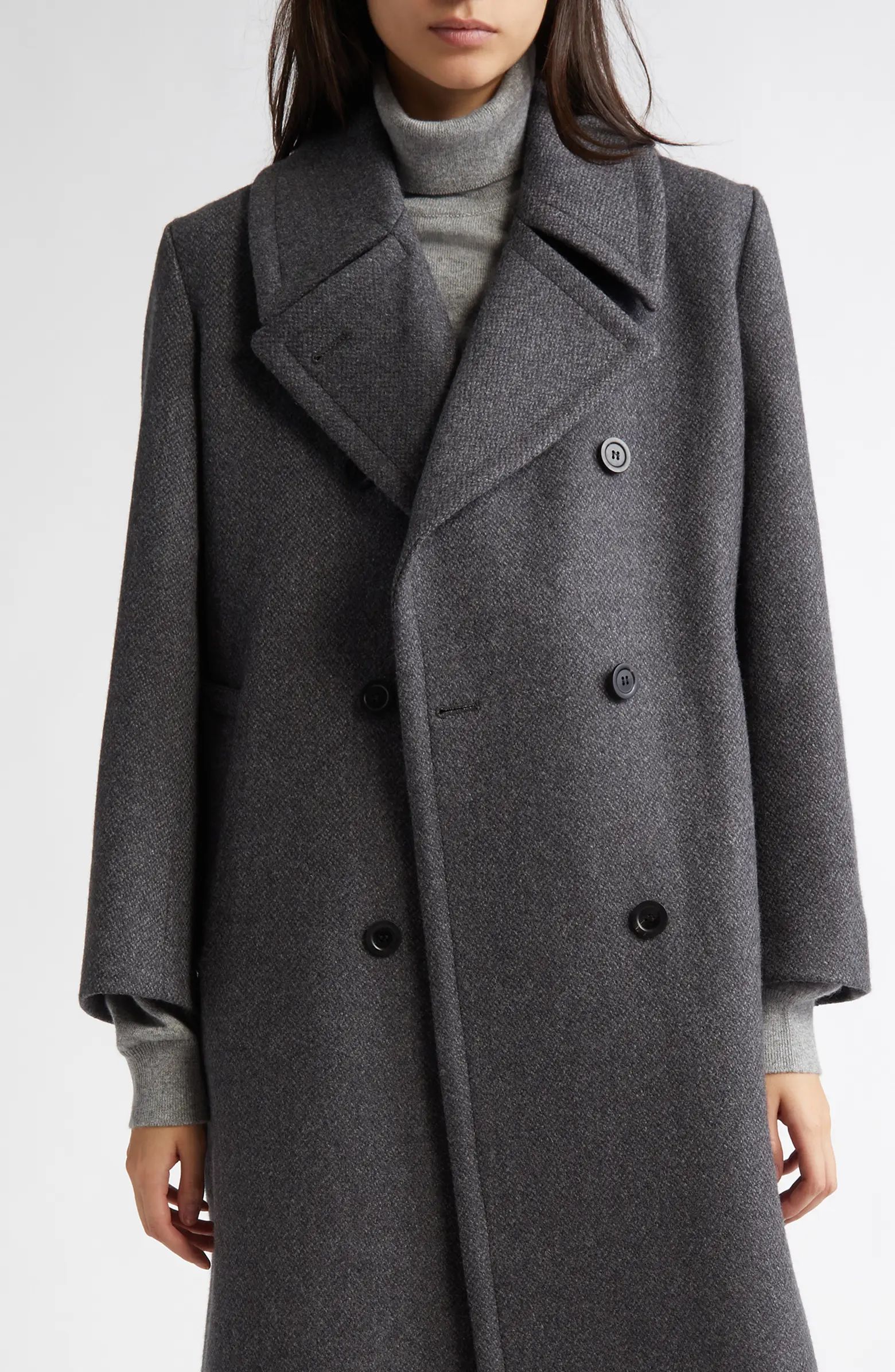 Johnstons of Elgin Great Double Breasted Wool Coat | Nordstrom | Nordstrom