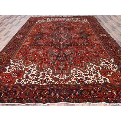 Brytney One-of-a-Kind Rectangle 9'10" X 13' 1960s Wool Area Rug Red | Wayfair North America