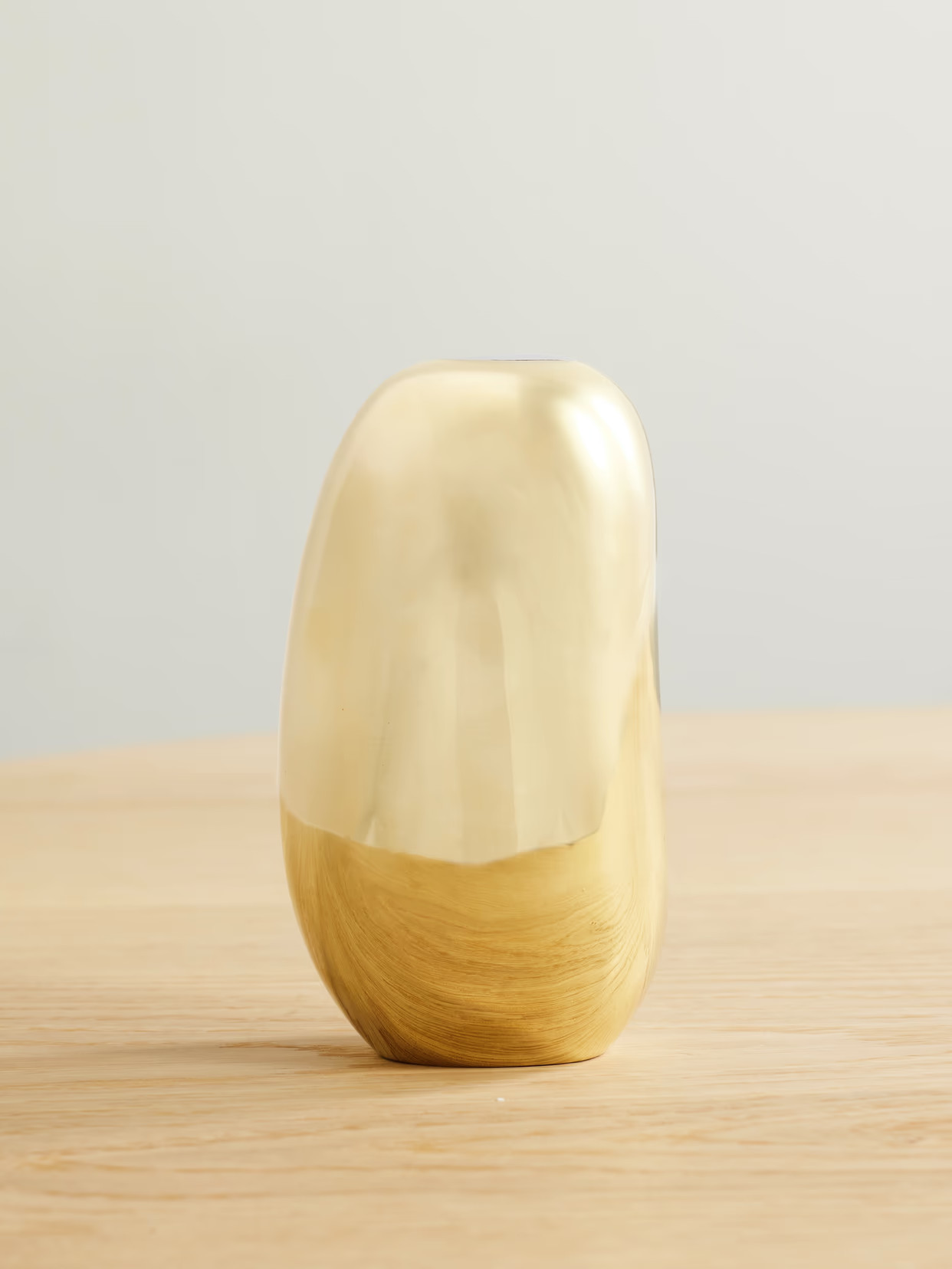 Dinosaur Designs - Pebble Small Brass Vase - Gold - One size | NET-A-PORTER APAC