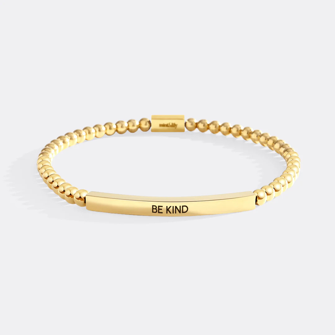 Be Kind Beaded Inspire Bracelet | Mint & Lily