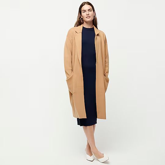 Ella open-front long sweater-blazer | J.Crew US