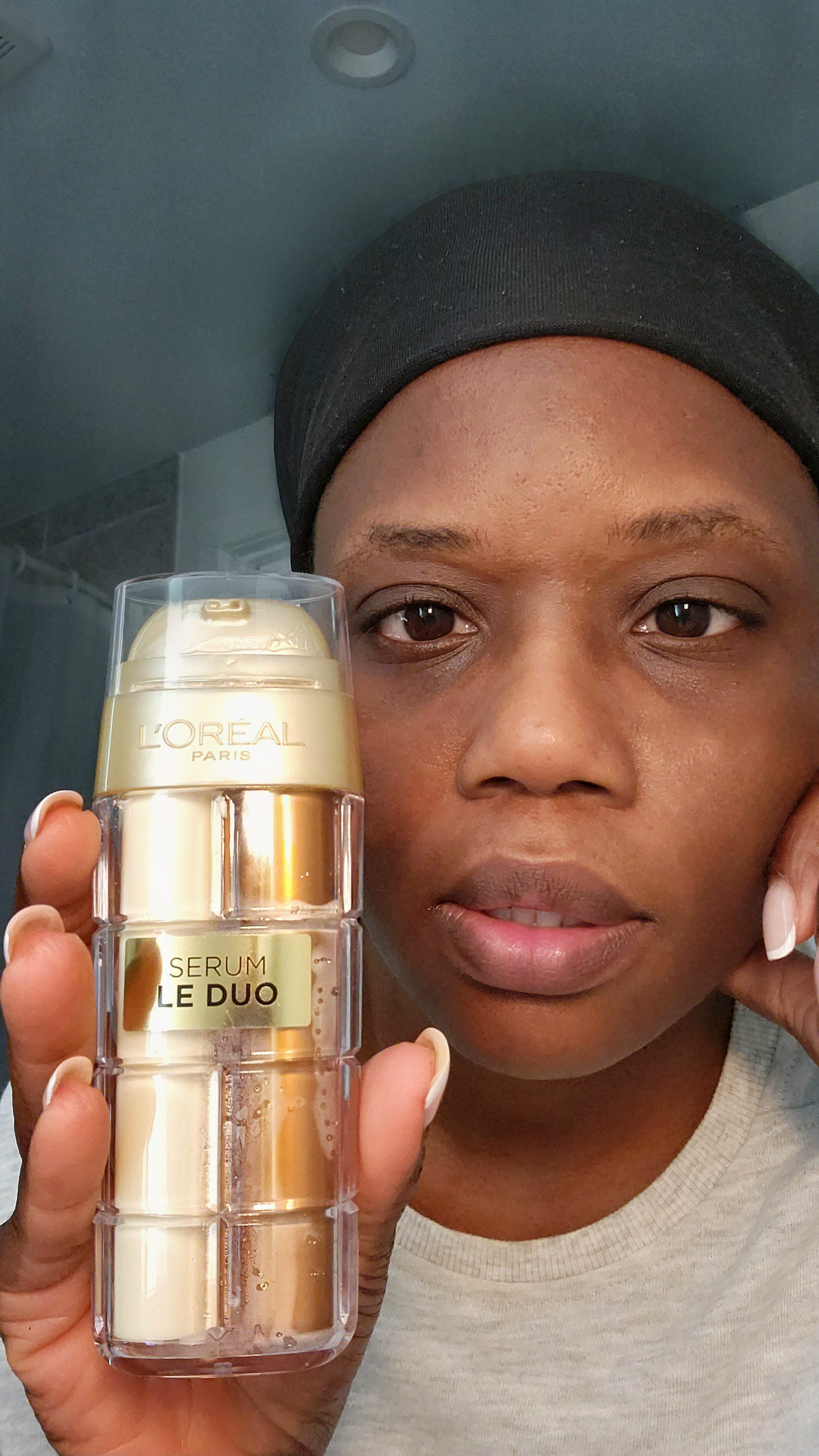 L'Oreal Le Duo serum, collagen peptides, vitamin B3 & vitamin C to help with signs of aging. Plumps, smooths and hydrates skin

#LTKBeauty #LTKselfcare #LTKmorningroutine