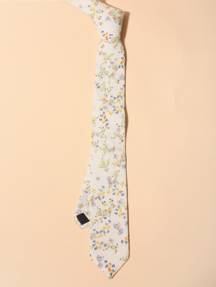 Men Ditsy Floral Print Tie | SHEIN