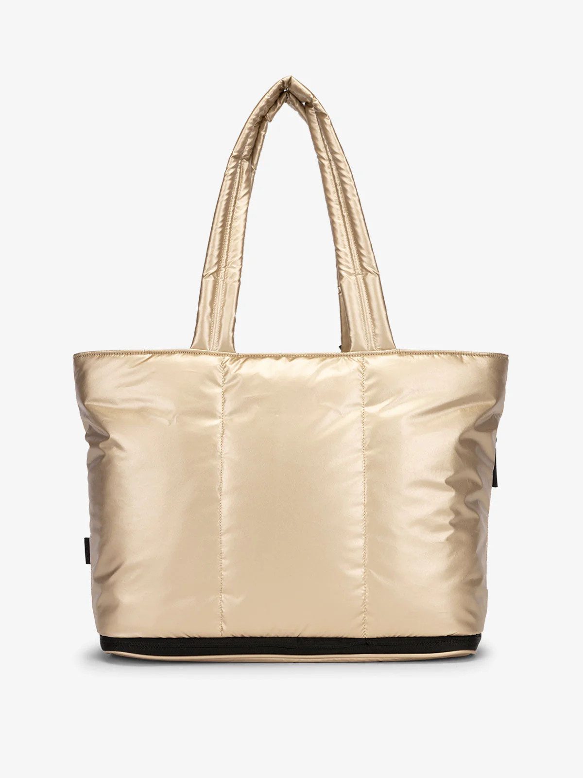 Luka Expandable Laptop Tote in Gold | CALPAK