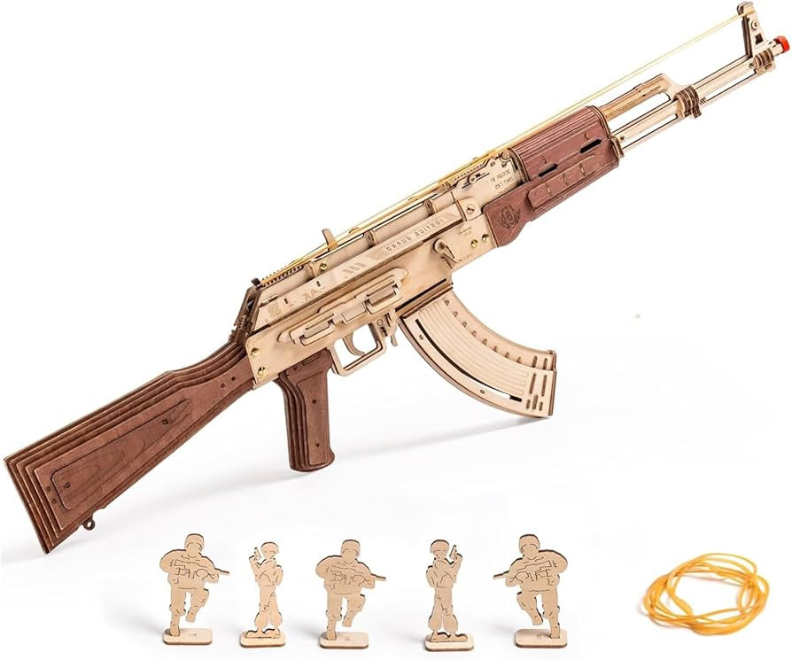 RoWood 3D Puzzles for Adults,Rubber Band Gun,DIY Wooden Puzzles Wooden Model Building Kit Creativ... | Amazon (US)