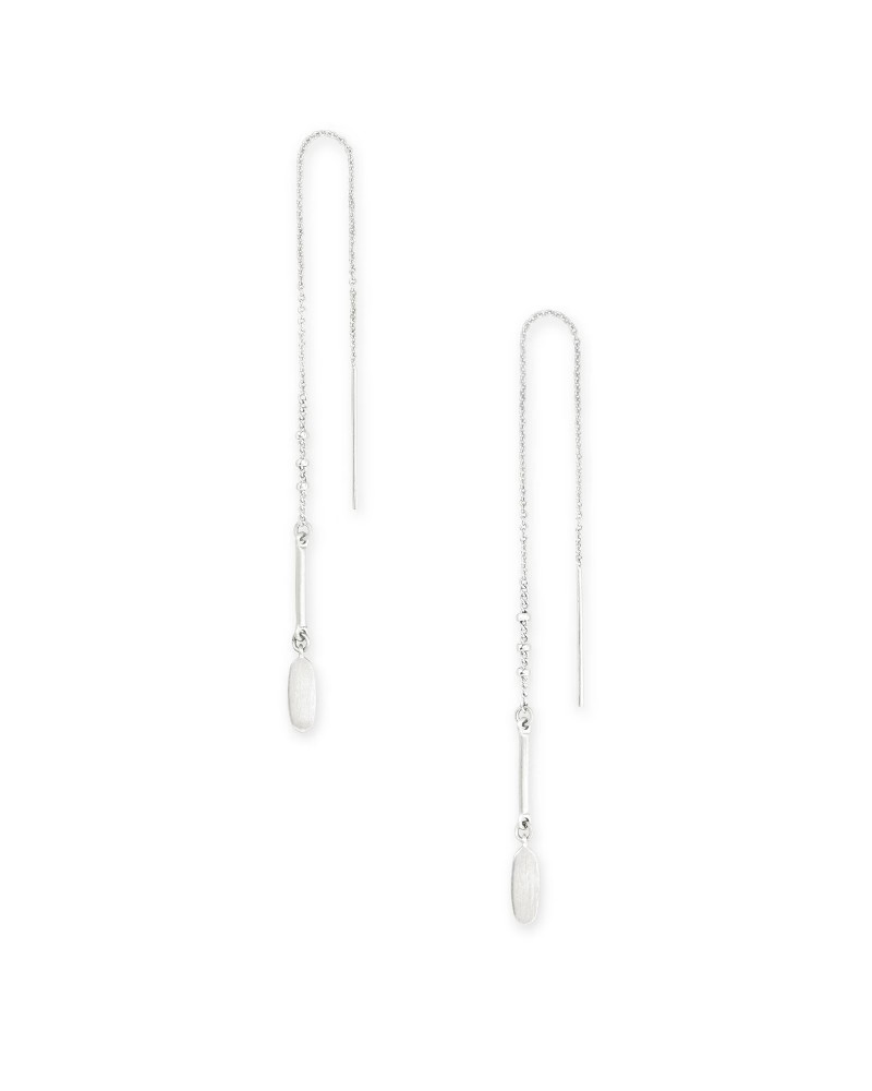 Fern Threader Earrings in Bright Silver | Kendra Scott