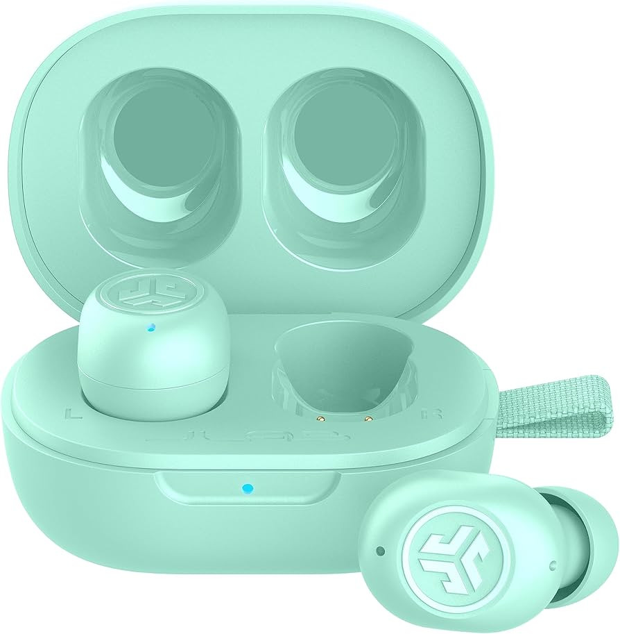 JLab JBuds Mini True Wireless Bluetooth Earbuds + Charging Case, Mint, IP55 Sweat and Dust Proof,... | Amazon (US)