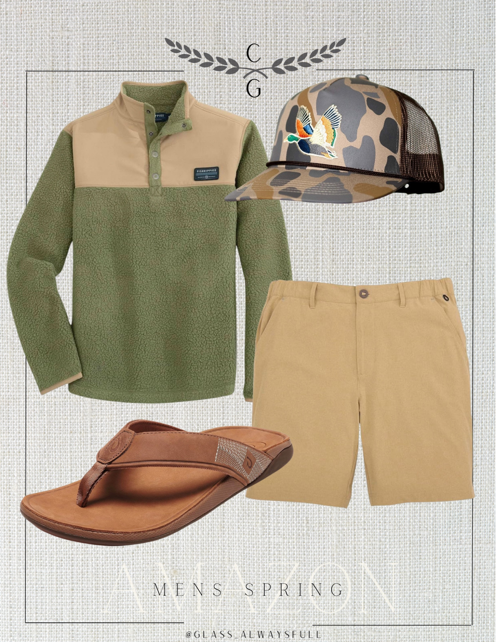 Amazon men’s outfit, men’s spring outfit, men’s summer outfit, men’s flip flops, men’s cap, men’s polo shirt, Easter, men’s golf shirt, men’s vacation outfit, Father's Day, men’s spring clothes, mens spring wardrobe, men’s wardrobe capsule, men’s shorts, Amazon men’s. Callie Glass @glass_alwaysfull 
#LTKmens #ltkgiftguide #ltkseasonal #ltkseasonal #ltkmens #ltkfamily  #LTKGiftGuide


#LTKSeasonal #LTKFamily #LTKMens