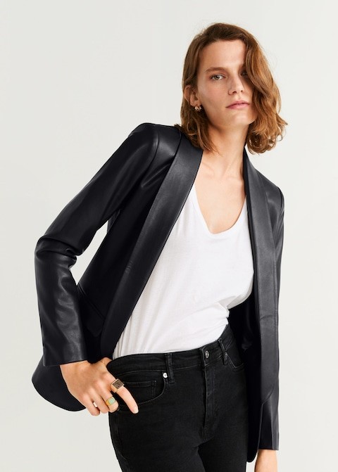 Structured lapels blazer | MANGO (UK)