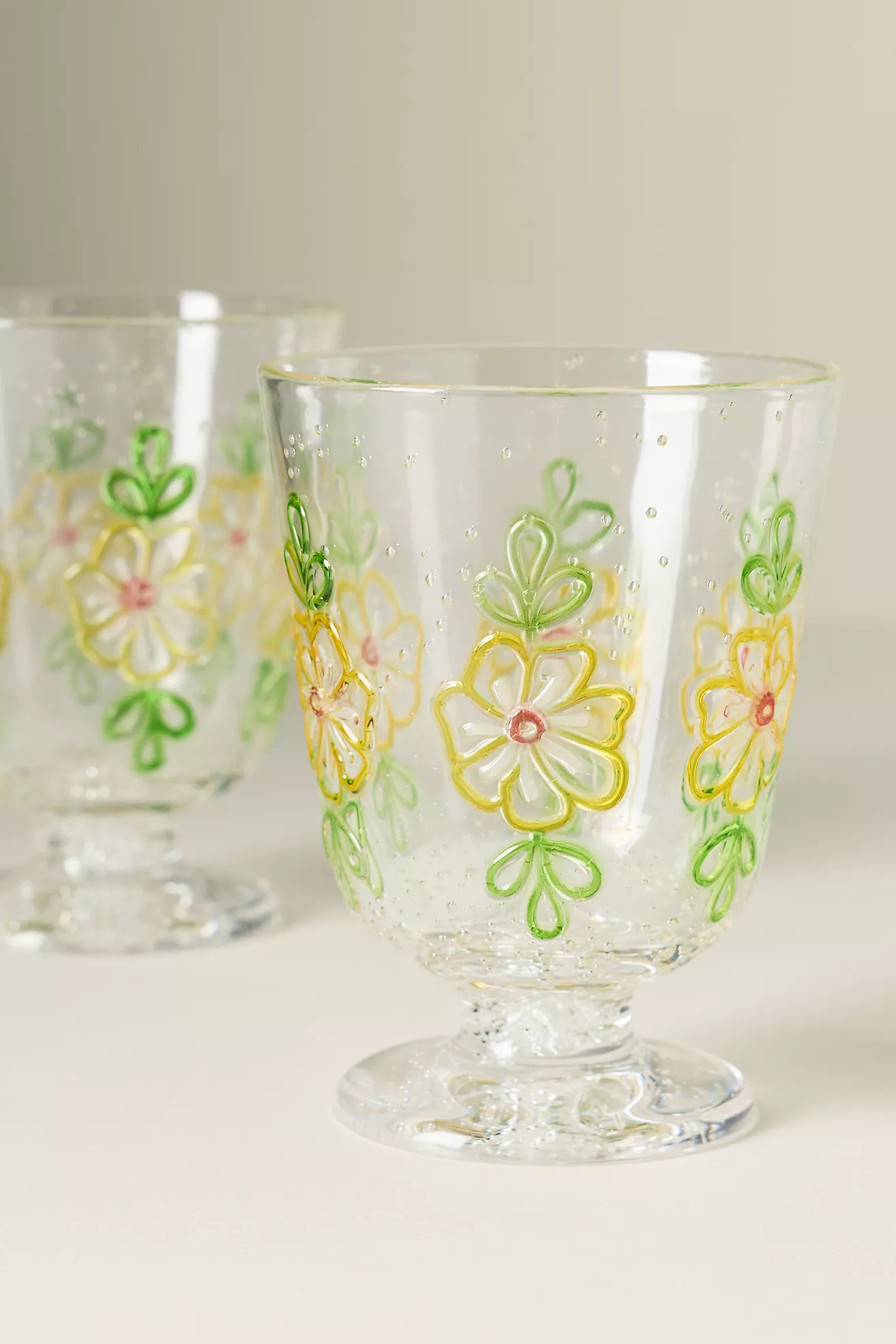 Marta Acrylic Goblets, Set of 2 | Anthropologie (US)