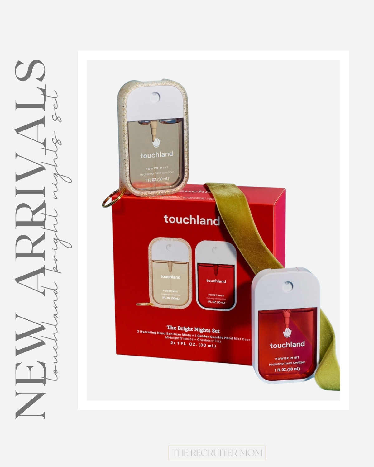 Touchland just released this new Bright Nights set with two yummy scents for the holidays and a gold glitter keyring holder.  Perfect to grab ahead and save for gifting!

#LTKselfcare #LTKSeasonal #LTKBeauty