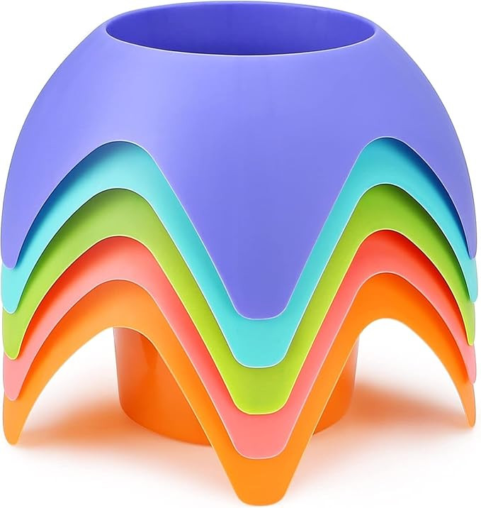 Uarzt Beach Vacation Essentials Accessories - Sand Coasters Drink Cup Holders, 5-Pack, Multicolor... | Amazon (US)