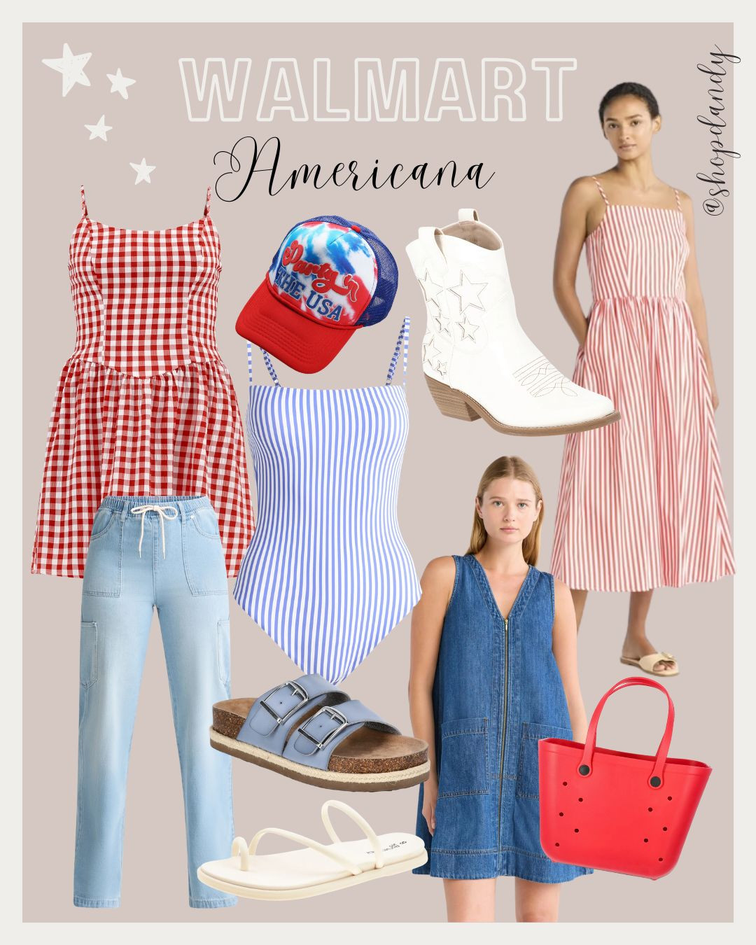 Get Memorial Day ready! Loving these Americana looks from Walmart. Such a fun start to summer! 

 #LTKSeasonal #LTKFindsUnder50 #LTKStyleTip