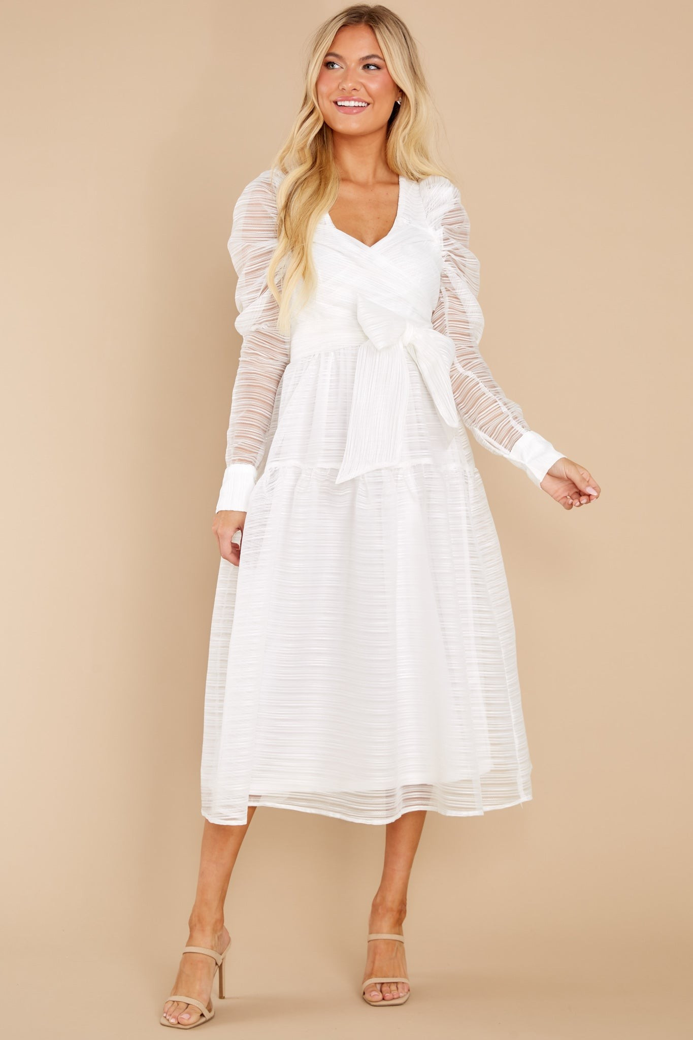 Looking Great White Maxi Dress | Red Dress 