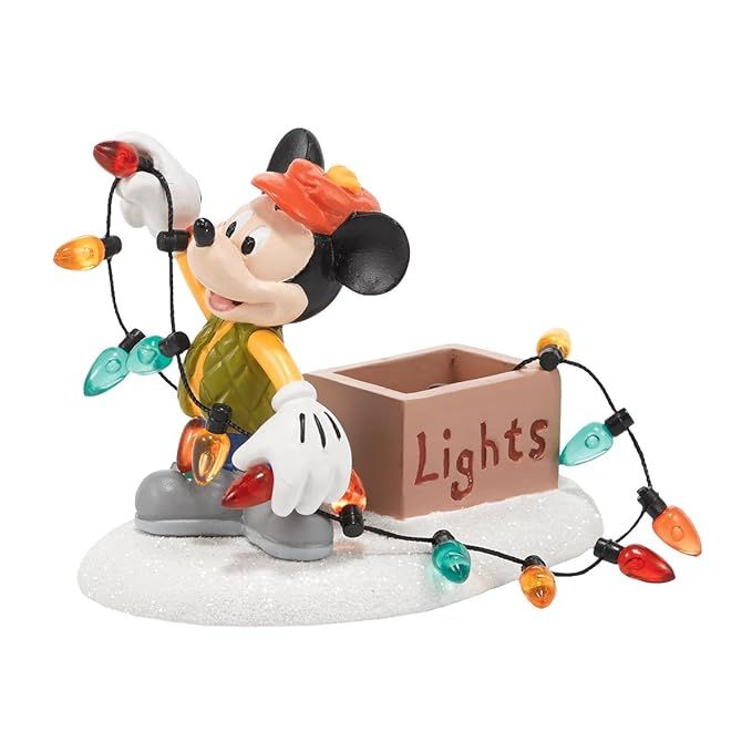 Department 56 Disney Village Mickey Lights Up Christmas Accessory, 2.25 inch | Amazon (US)