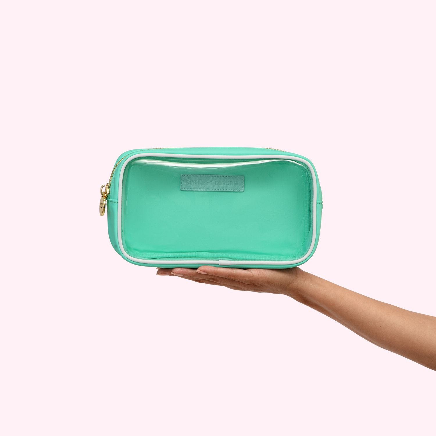 Clear Front Small Pouch in Lagoon | Stoney Clover Lane | Stoney Clover Lane