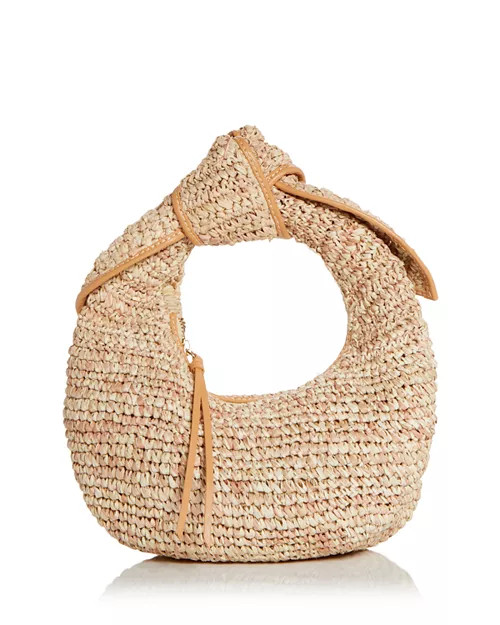 POOLSIDEJosie Raffia Knot Bag | Bloomingdale's (US)
