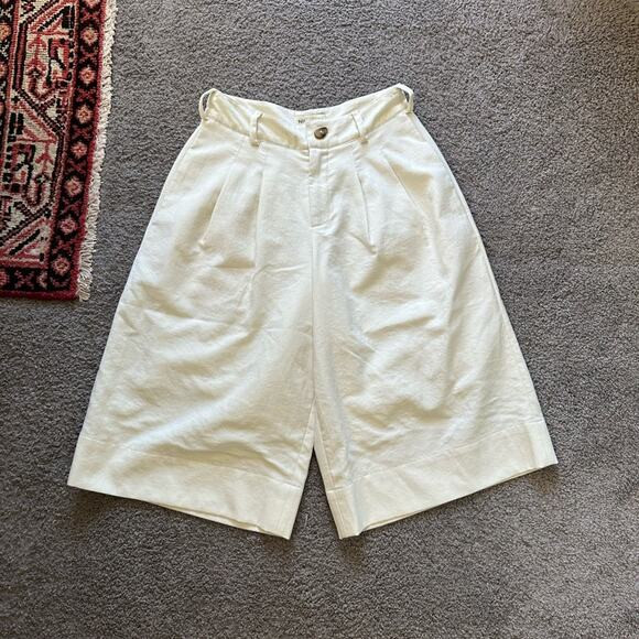 Nicholas Amy Pleated Twill Shorts | Poshmark