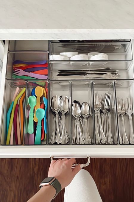 The home edit drawer organizers, the home edit flatware drawer, kitchen drawer, organized kitchen, silicone straws, replay kids utensils forks spoons

#LTKhome #LTKkids #LTKFind