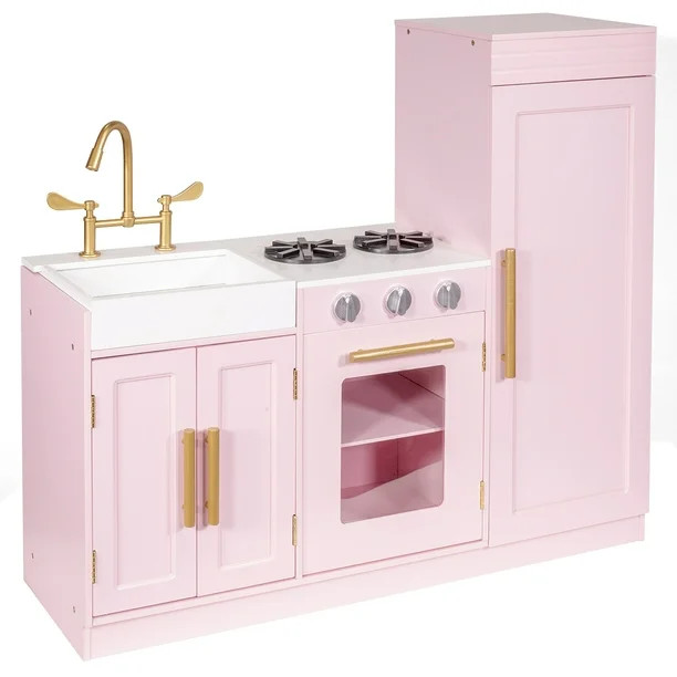 ihubdeal Classic Toys Kids Play Kitchen Set Pretend Play Sink, Stove, Baking Oven Fridge for Boys... | Walmart (US)