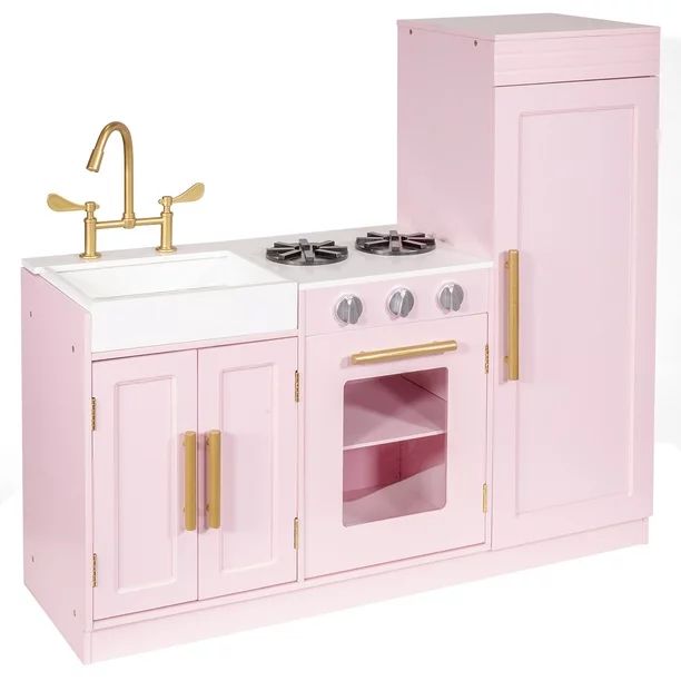 ihubdeal Classic Toys Kids Play Kitchen Set Pretend Play Sink, Stove, Baking Oven Fridge for Boys... | Walmart (US)