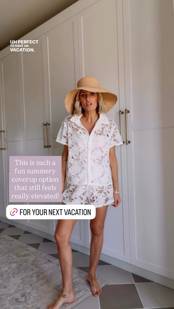 Another affordable matching set that is the cutest cover up! This feels really elevated! Wearing size M!

Loverly Grey, Target, cover up, matching set, swimsuit, vacation, resort wear, straw hat

#LTKSwim #LTKSeasonal