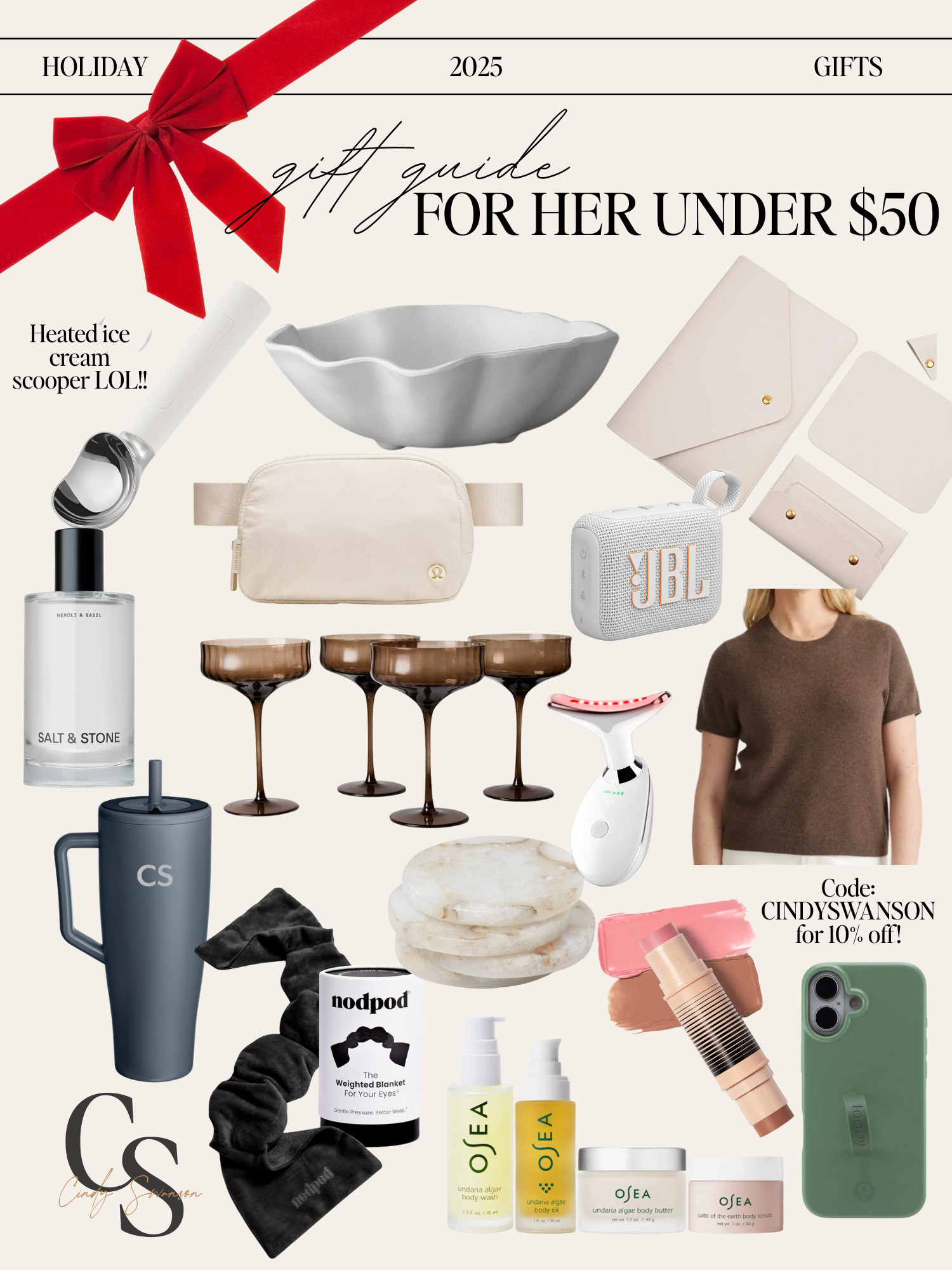 2025 Gift Guide for her under $50 

 

#LTKGiftGuide #LTKU #LTKFindsUnder50