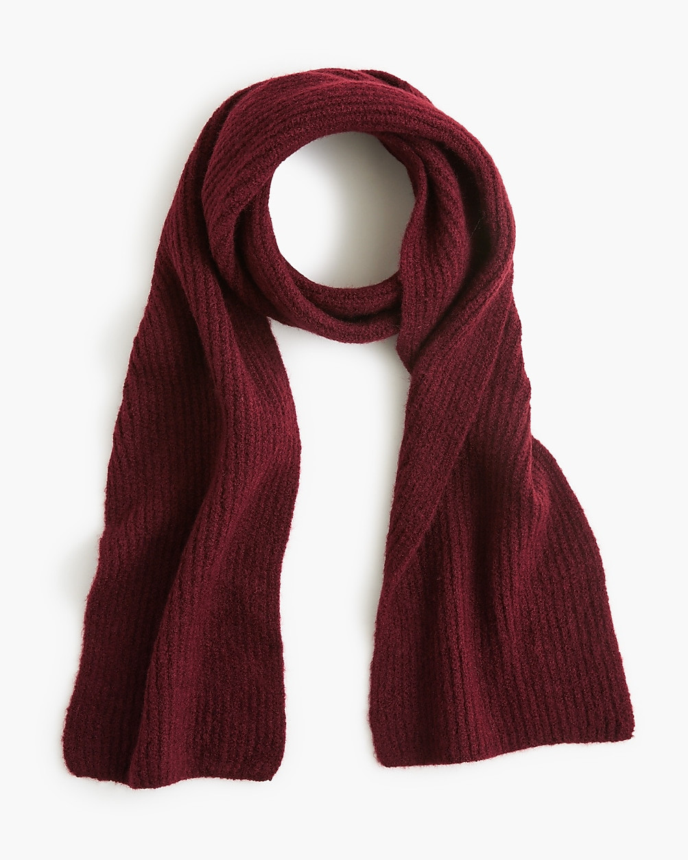 Wool-blend ribbed scarf | J.Crew Factory