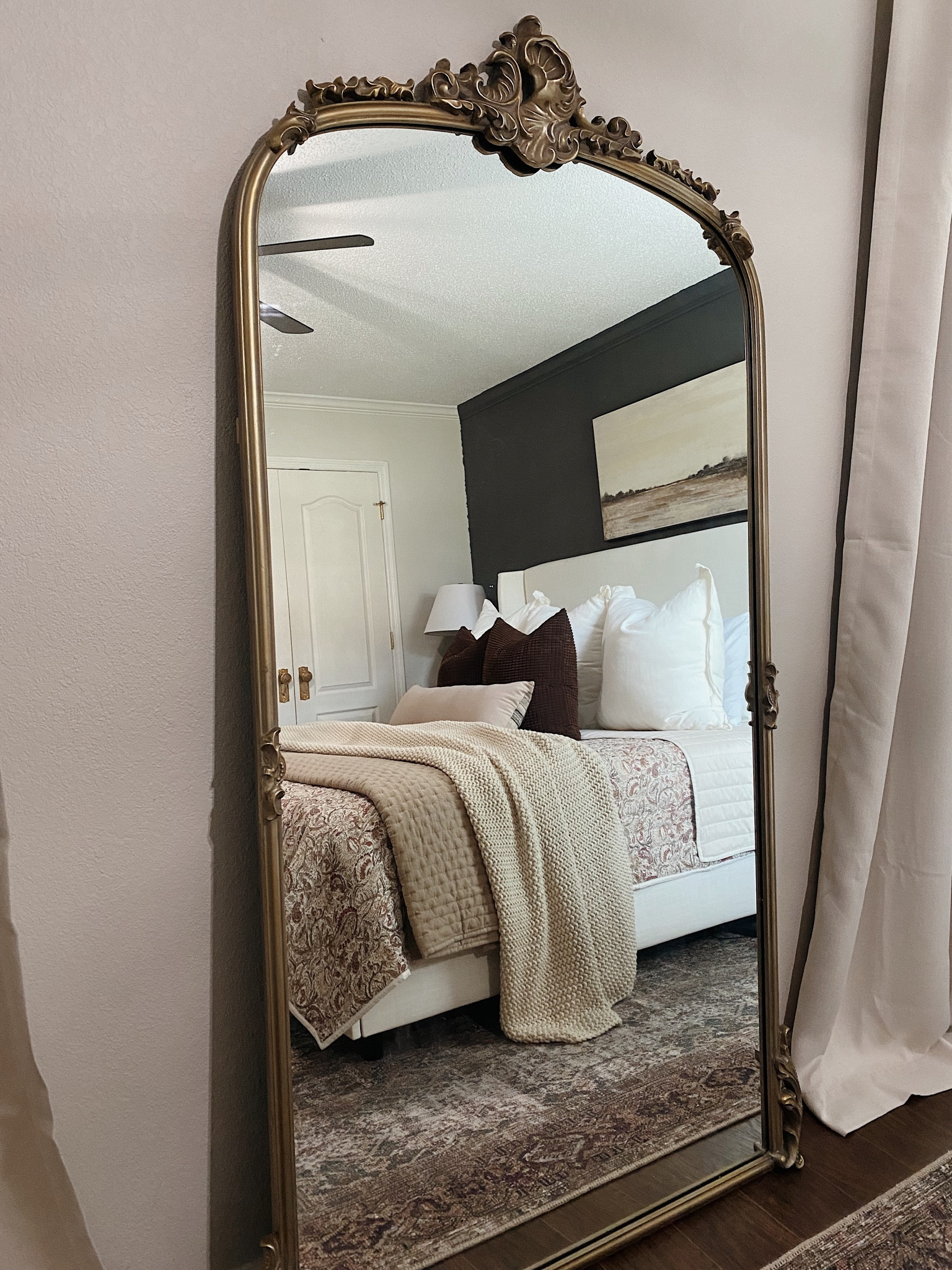 Beautiful Arhaus Amelie mirror 🤎 linked several similar mirrors below! 

#LTKHome #LTKSaleAlert
