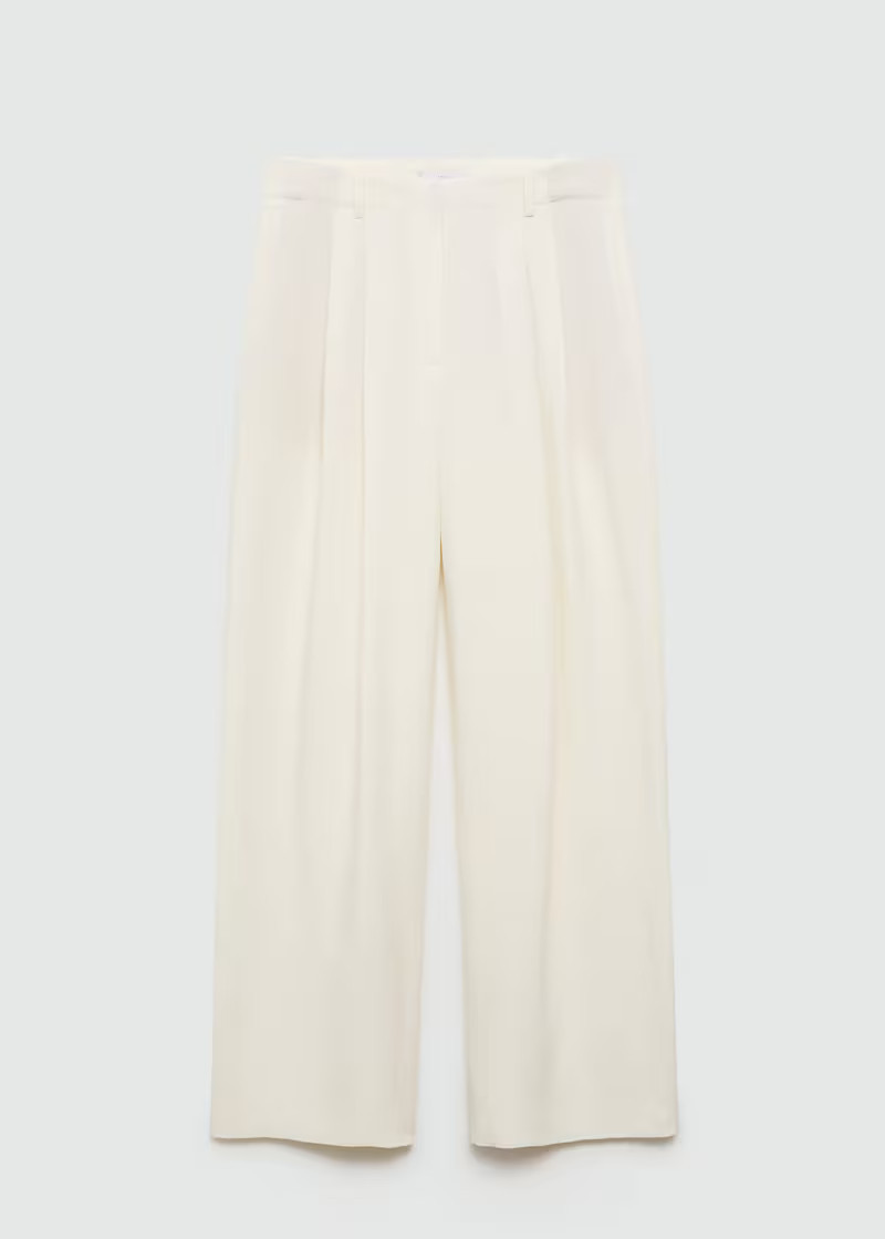 Lyocell-Bundfaltenhose | MANGO (DE)