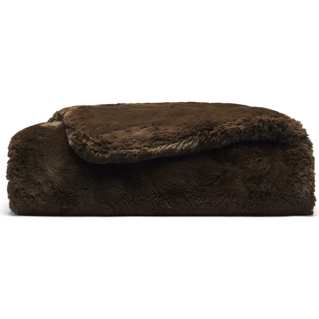 Cozy Earth Super Plush Cuddle Blanket in Espresso at Nordstrom | Nordstrom