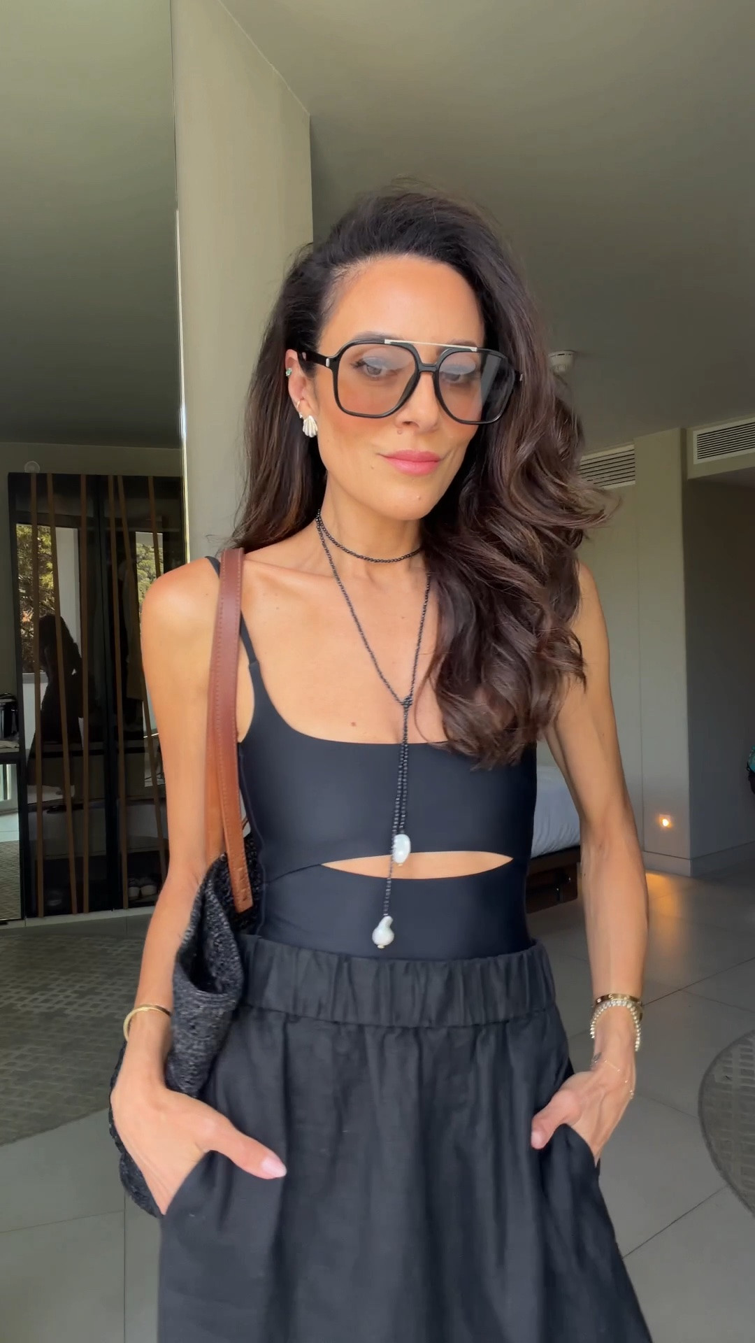 #quincepartner This swimsuit is so flattering, paired it with this linen skirt for a day of adventure in Ibiza! @onequince
Swimsuit XS
Skirt XS

#LTKSeasonal #LTKOver40