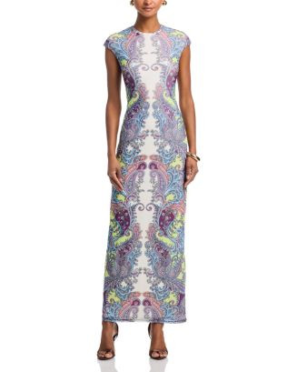AFRM Cody Dress in Citrus Paisley | Bloomingdale's Women | Bloomingdale's (AU)